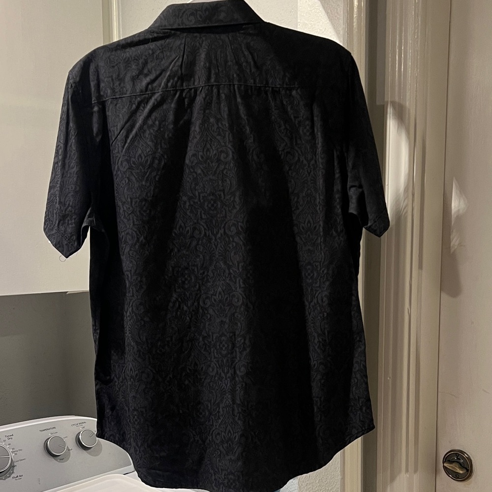Robert Graham Black Short Sleeve Men's Shirt - Picture 2 of 5